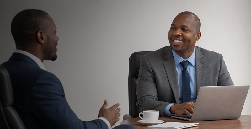 Executive business discussion